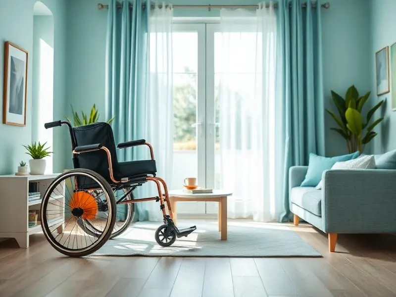 Wheelchair available on rent